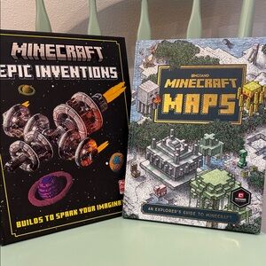 Minecraft Maps and Epic Inventions Books
